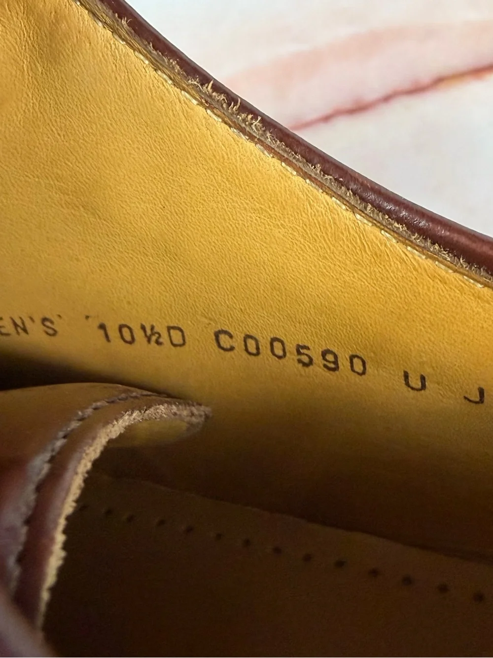 Cole Haan Calhoun Dress Oxford Men’s Mahogany Leather Derby Shoes